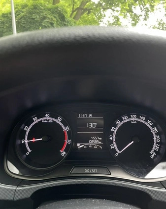 Skoda Fabia cena 39500 przebieg: 109000, rok produkcji 2019 z Kalisz małe 137